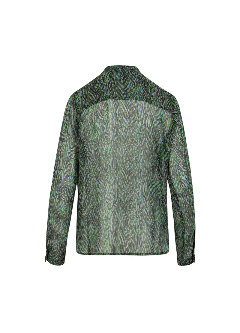 Coster Copenhagen SKJORTE I FIRESTORM PRINT Shirt/Blouse Firestorm print - 975