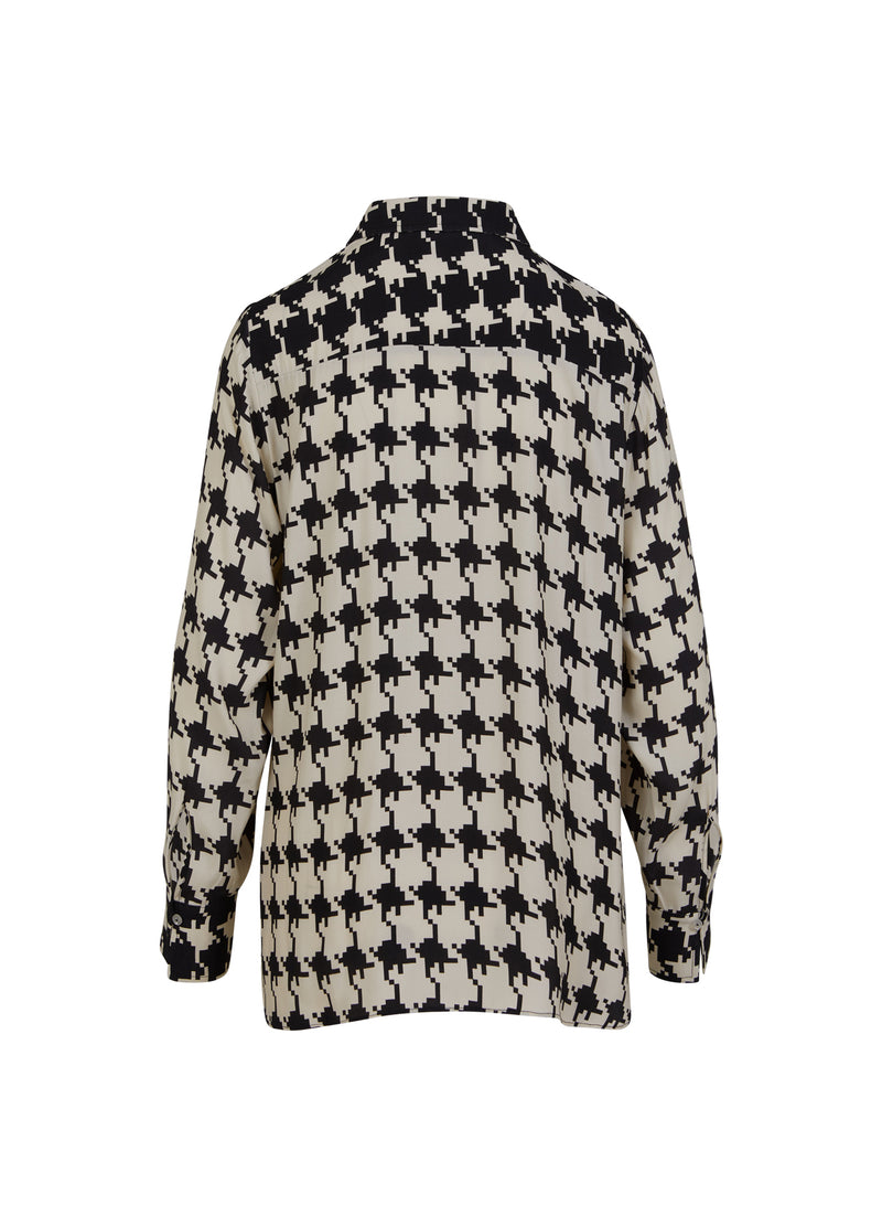 Coster Copenhagen SKJORTE I HOUNDSTOOTH MIX PRINT Shirt/Blouse Houndstooth mix print - 901