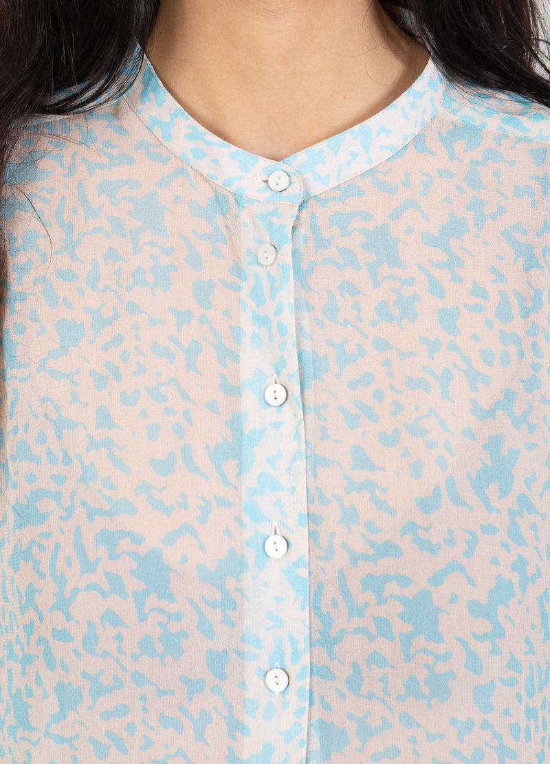 Coster Copenhagen SKJORTE I LEO SPLASH PRINT Shirt/Blouse Leo splash print - 908