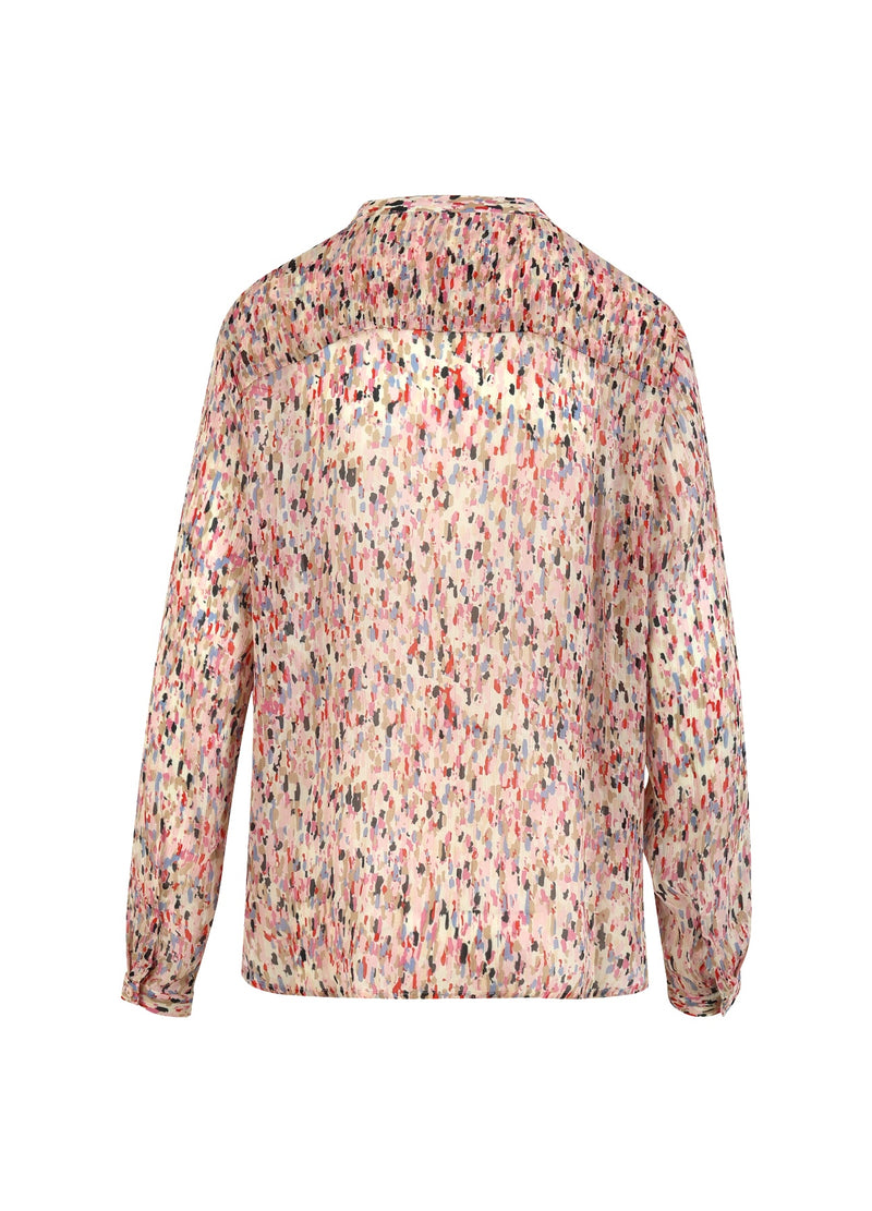 Coster Copenhagen SKJORTE I MULTI SPLASH PRINT Shirt/Blouse Multi splash print - 974