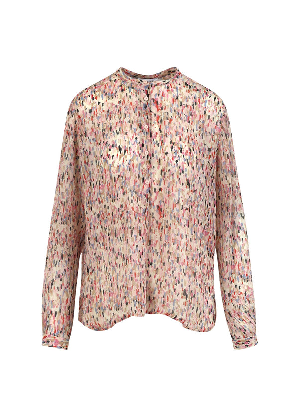 Coster Copenhagen SKJORTE I MULTI SPLASH PRINT Shirt/Blouse Multi splash print - 974