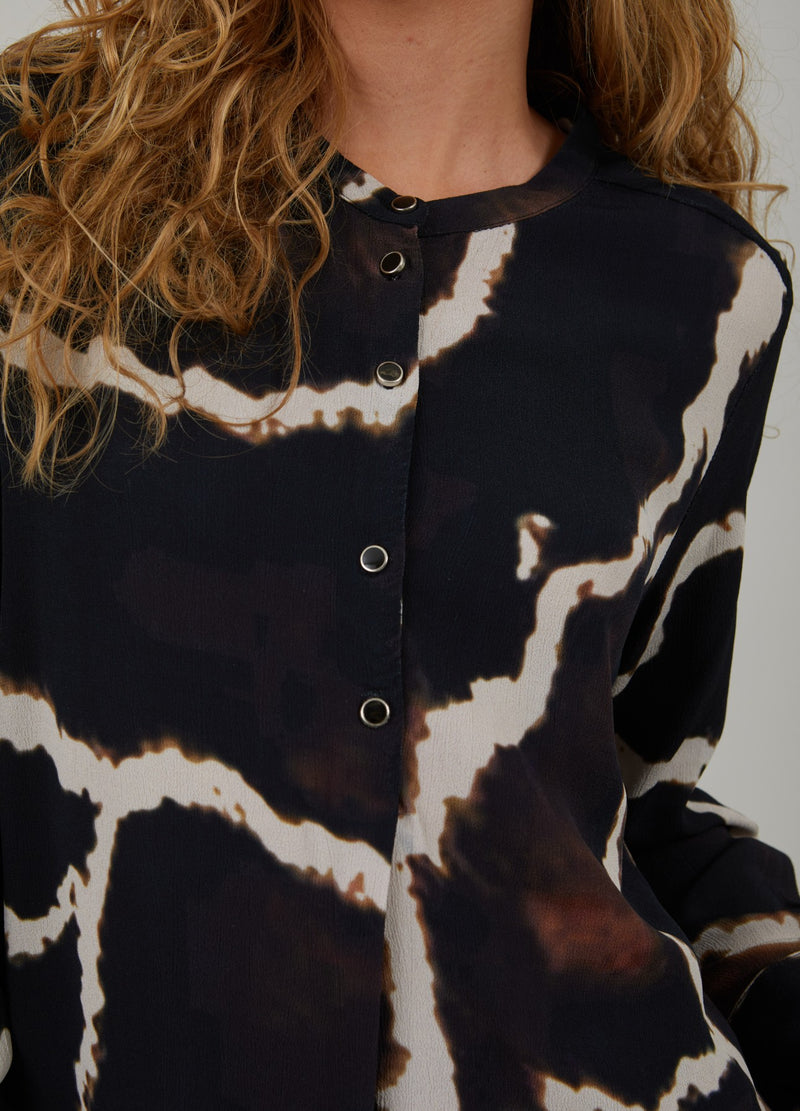 Coster Copenhagen  SKJORTE I NIGHT CLOUDS PRINT Shirt/Blouse Night clouds print - 924