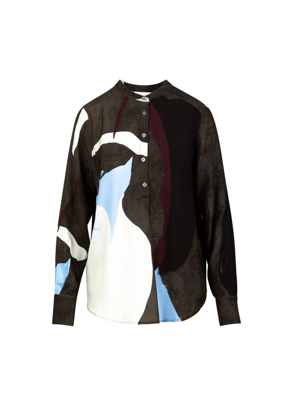 Coster Copenhagen SKJORTE I SHADOW GRAPHIC PRINT Shirt/Blouse Shadow graphic print - 955