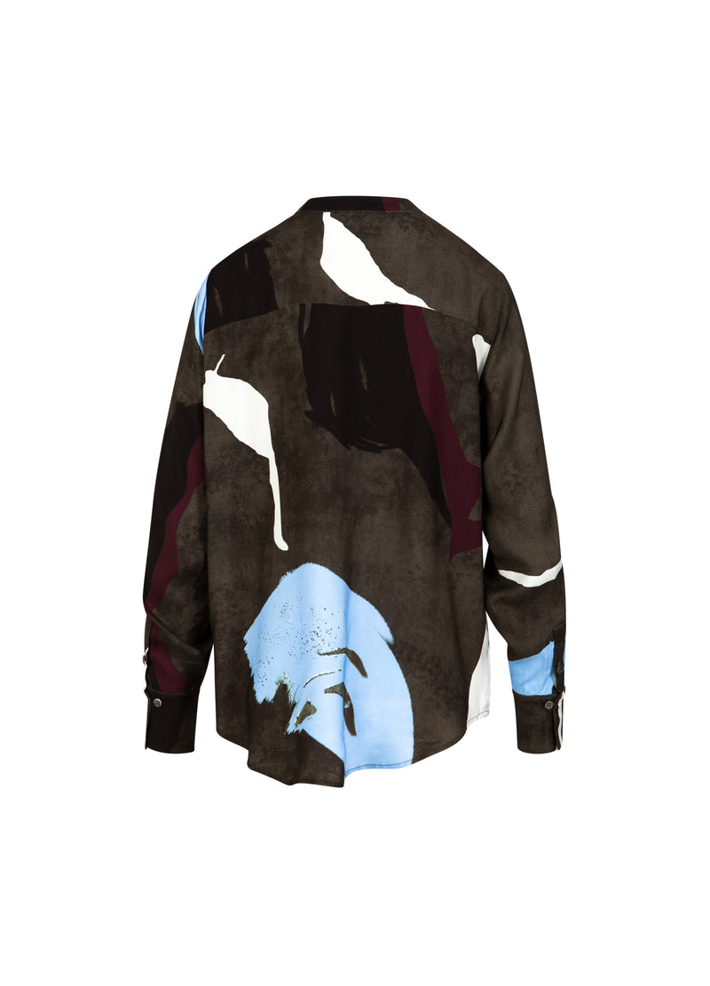 Coster Copenhagen SKJORTE I SHADOW GRAPHIC PRINT Shirt/Blouse Shadow graphic print - 955