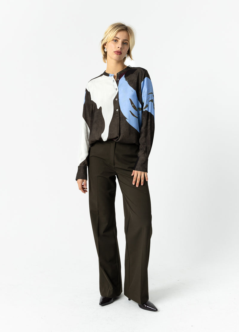 Coster Copenhagen SKJORTE I SHADOW GRAPHIC PRINT Shirt/Blouse Shadow graphic print - 955