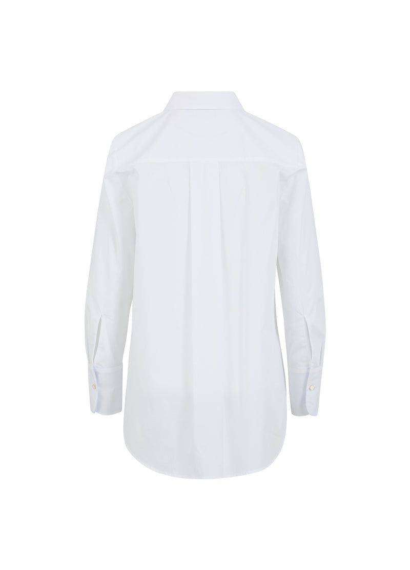 Coster Copenhagen SKJORTE M. SKJULT KNAPLUKNING Shirt/Blouse White - 200