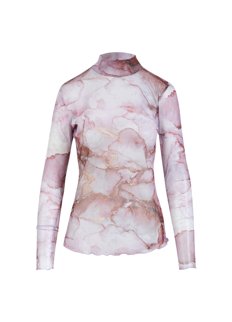 Coster Copenhagen  SKJORTE MED MESH Shirt/Blouse Rose dye mesh - 991