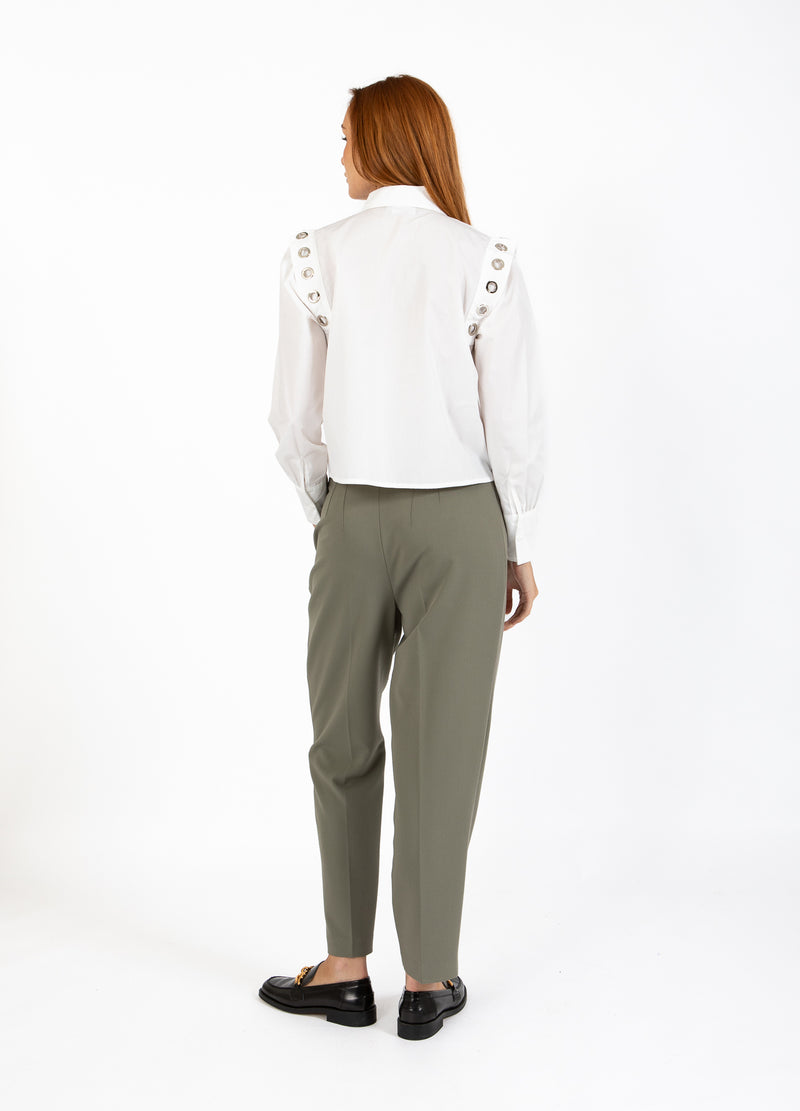 Coster Copenhagen SKJORTE MED METALHULLER Shirt/Blouse White - 200