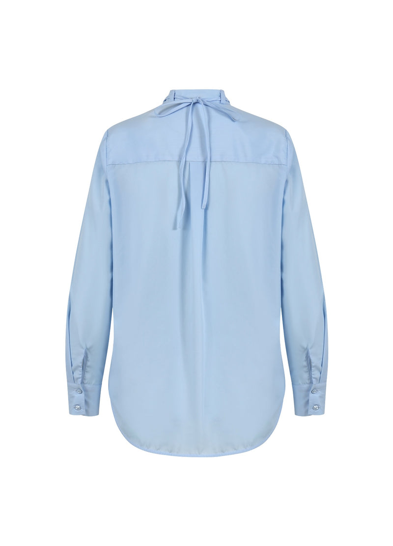 Coster Copenhagen SKJORTE MED ROSEHALSKÆDE Shirt/Blouse Arctic blue - 553