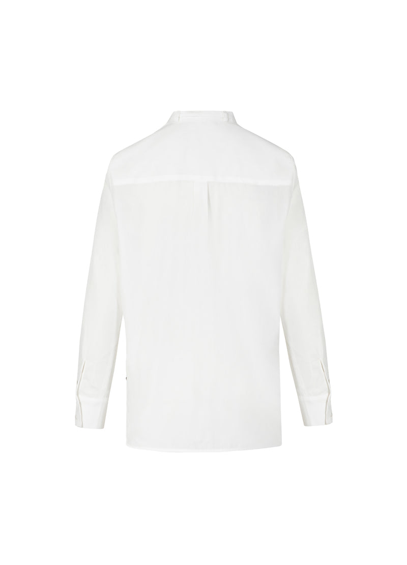 Coster Copenhagen SKJORTE MED ROSE HALSKÆDE Shirt/Blouse White - 200