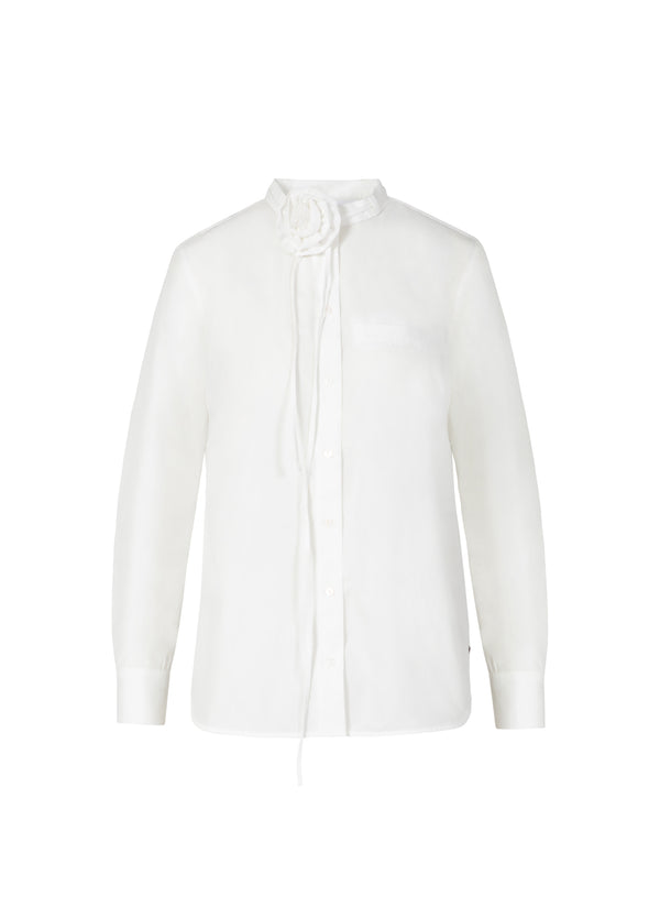 Coster Copenhagen SKJORTE MED ROSE HALSKÆDE Shirt/Blouse White - 200