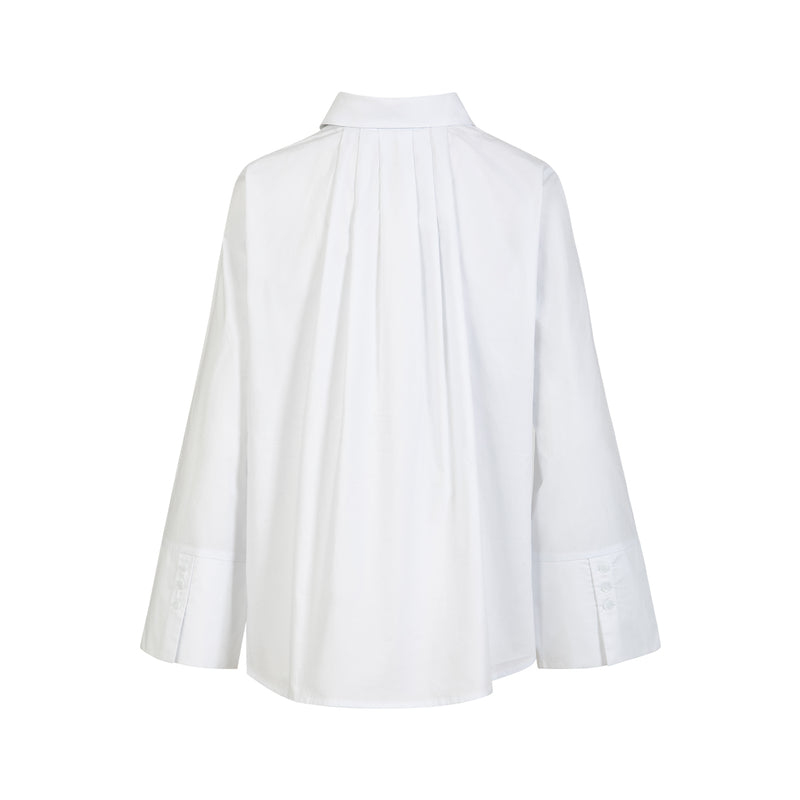 Coster Copenhagen SKJORTE MED RYG-PLISSE Shirt/Blouse