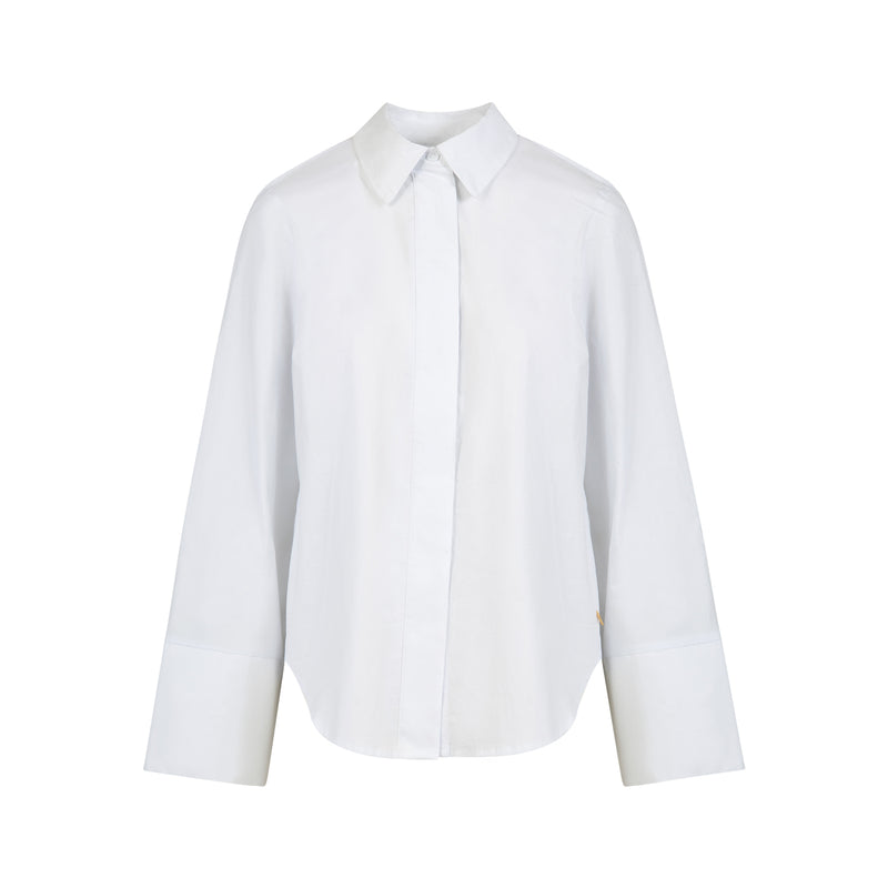 Coster Copenhagen SKJORTE MED RYG-PLISSE Shirt/Blouse