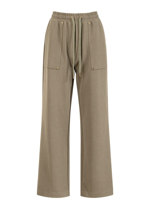 Coster Copenhagen SPORTY BUKSER - SILLE FIT Pants Dusty olive - 479