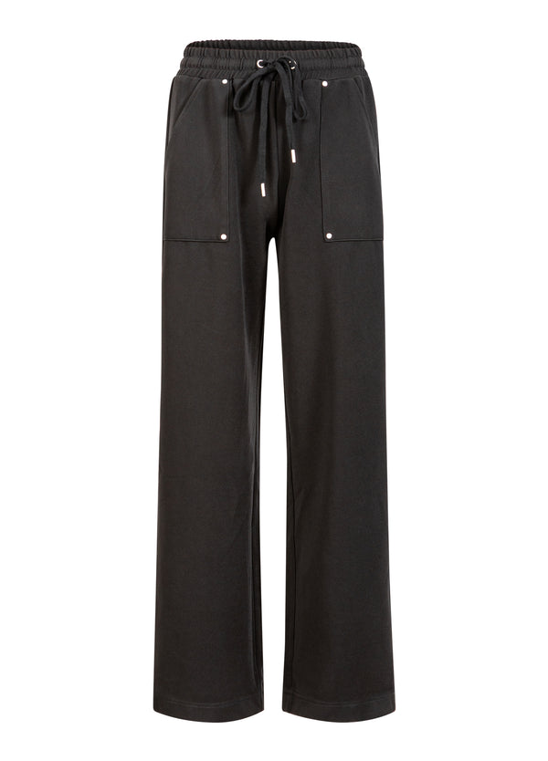Coster Copenhagen SPORTY BUKSER - SILLE FIT Pants Black - 100