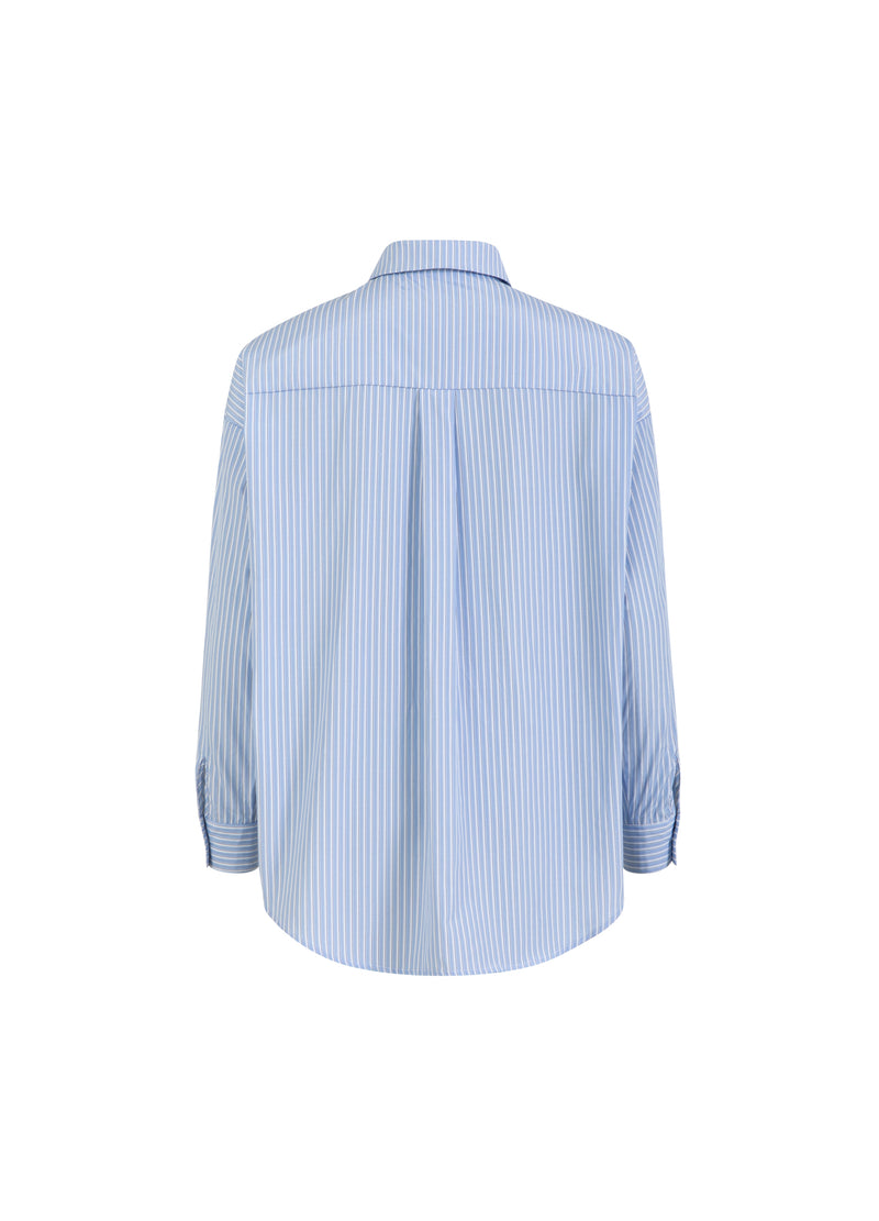 Coster Copenhagen STRIBET SKJORTE Shirt/Blouse Light Blue Stripe - 515