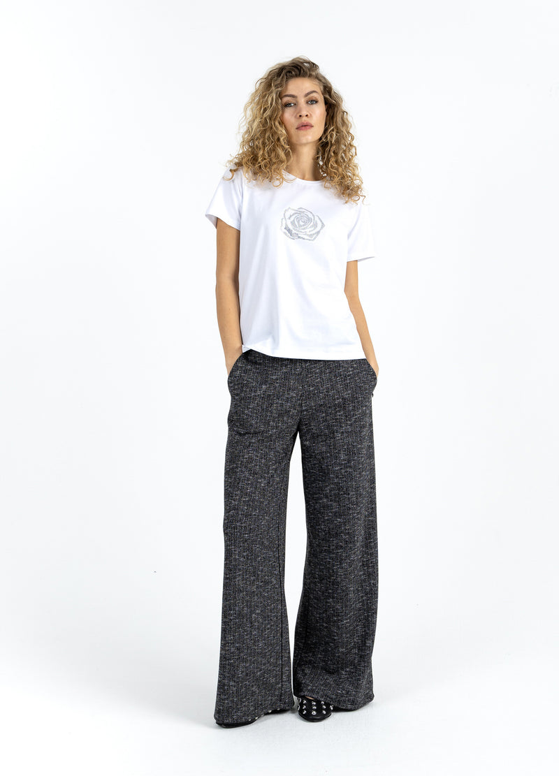 Coster Copenhagen STRIKBUKSER Knitwear Black/grey mix - 106