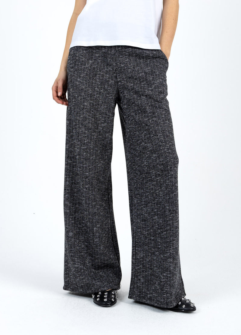 Coster Copenhagen STRIKBUKSER Knitwear Black/grey mix - 106