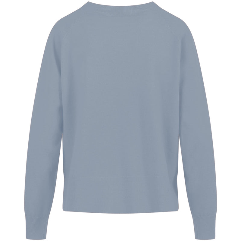 Coster Copenhagen STRIK MED RUND HALS - COMFY KNIT Knitwear Ice blue - 544