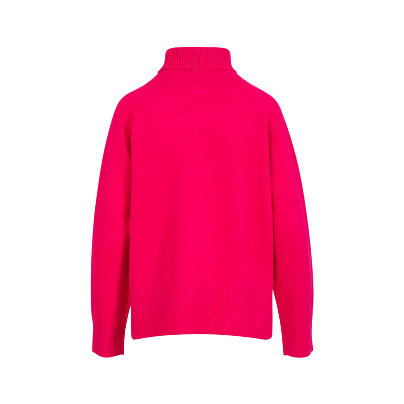 Coster Copenhagen SWEATER MED HØJ HALS - COMFY Knitwear Hot pink - 683