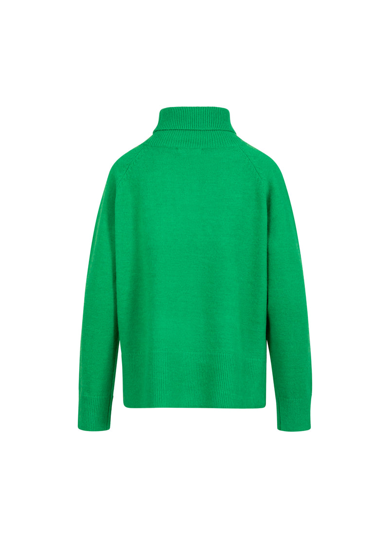 Coster Copenhagen SWEATER MED HØJ HALS - COMFY Knitwear Lush green - 444