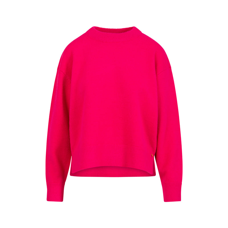 Coster Copenhagen SWEATER MED RUND HALS - COMFY KNIT Knitwear Hot pink - 683