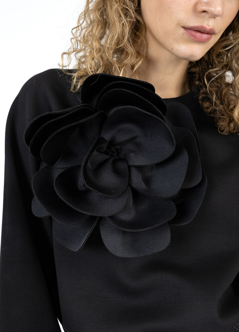 Coster Copenhagen SWEAT MED SCUBA ROSE Shirt/Blouse Black - 100
