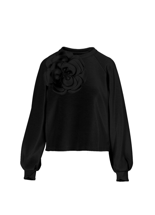 Coster Copenhagen SWEAT MED SCUBA ROSE Shirt/Blouse Black - 100
