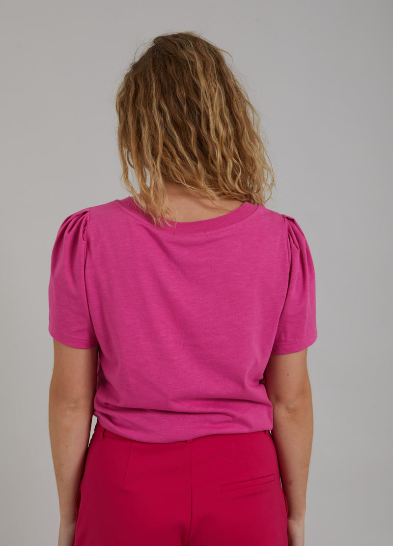 Coster Copenhagen T-SHIRT M. PRESSEFOLDER T-Shirt Raspberry pink - 648