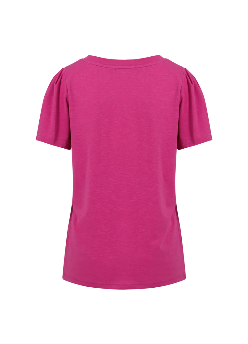 Coster Copenhagen T-SHIRT M. PRESSEFOLDER T-Shirt Raspberry pink - 648