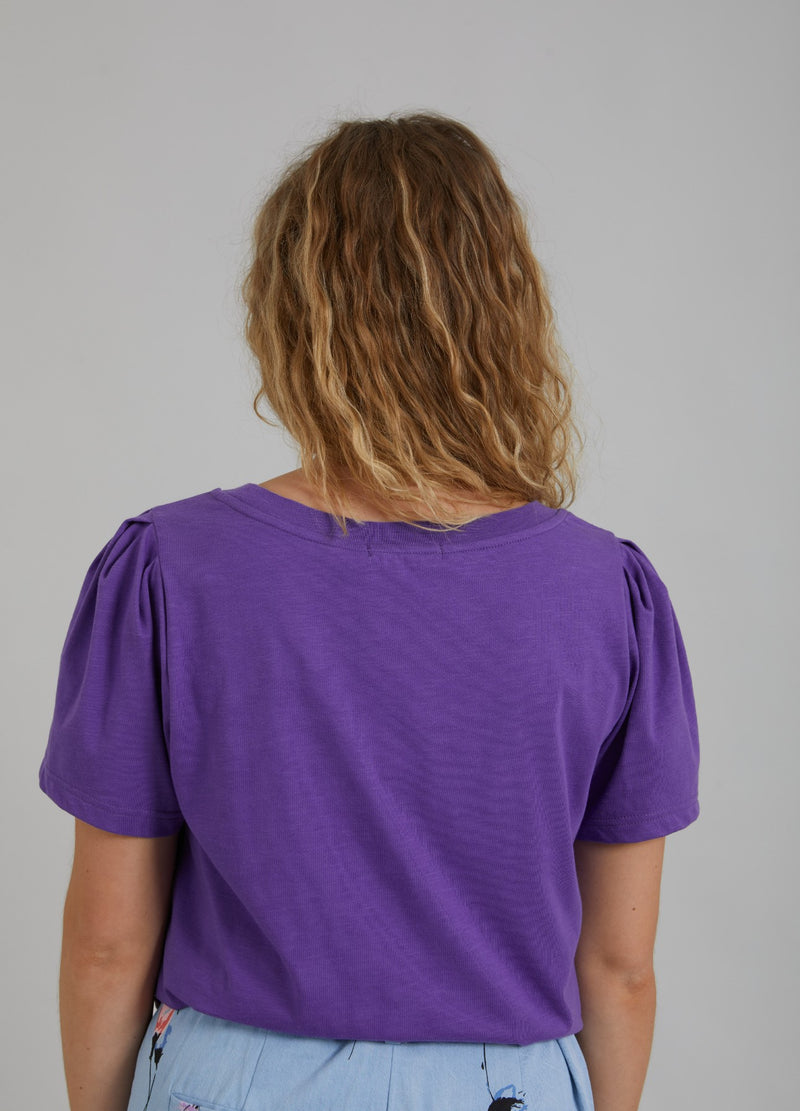 Coster Copenhagen T-SHIRT M. PRESSEFOLDER T-Shirt Warm purple - 846