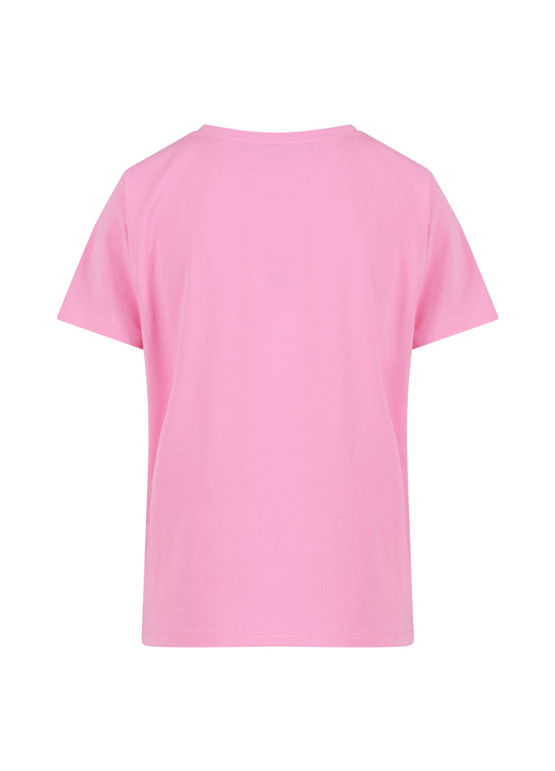 Coster Copenhagen T-SHIRT MED LOGO - MIDTERÆRMER T-Shirt Bubble pink - 690