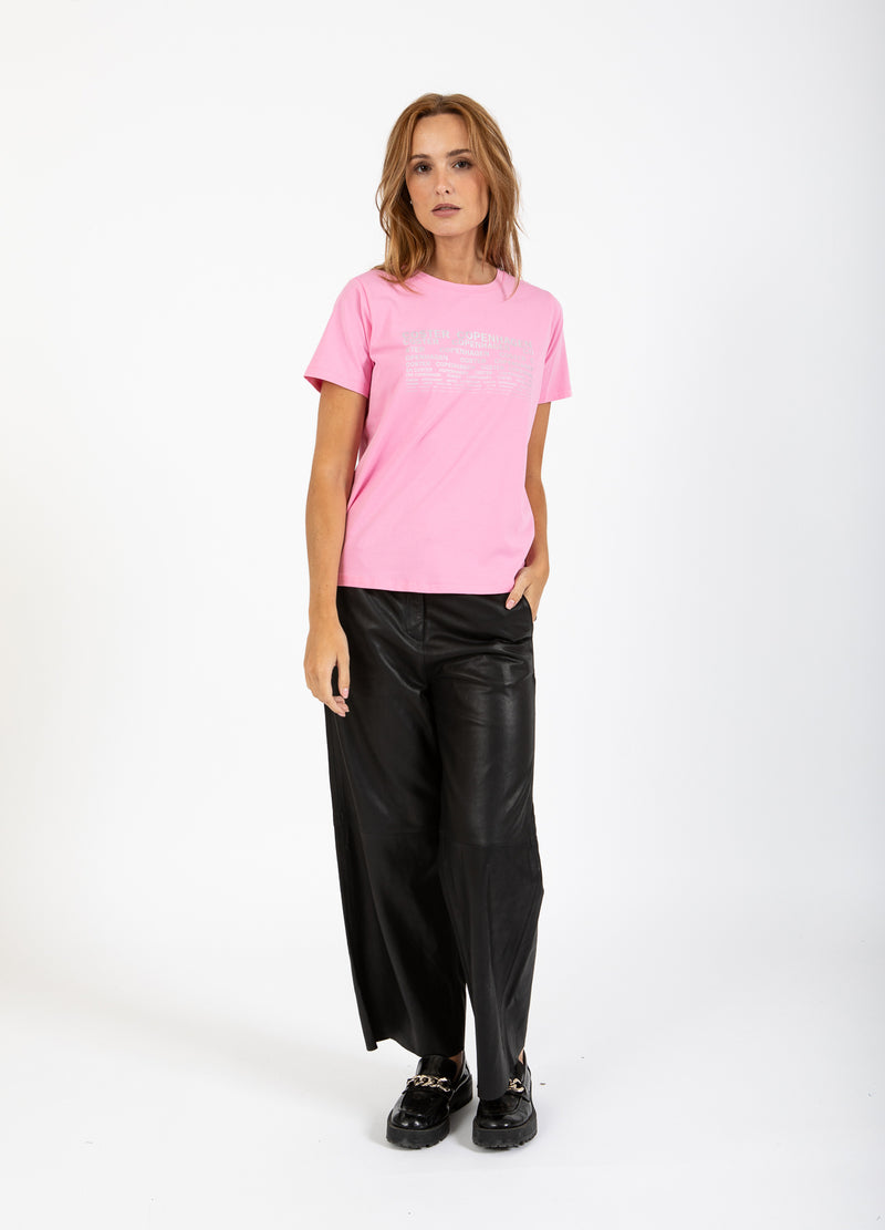 Coster Copenhagen T-SHIRT MED LOGO - MIDTERÆRMER T-Shirt Bubble pink - 690