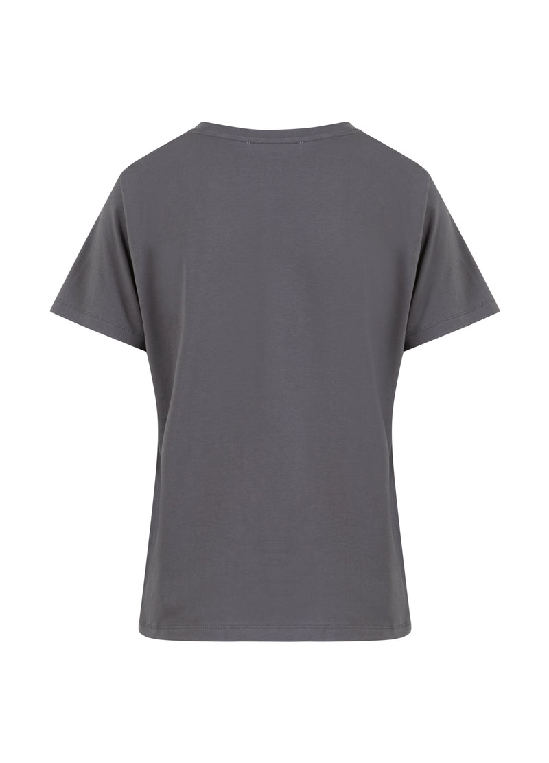 Coster Copenhagen T-SHIRT MED LOGO - MIDTERÆRMER T-Shirt Volcanic grey - 188