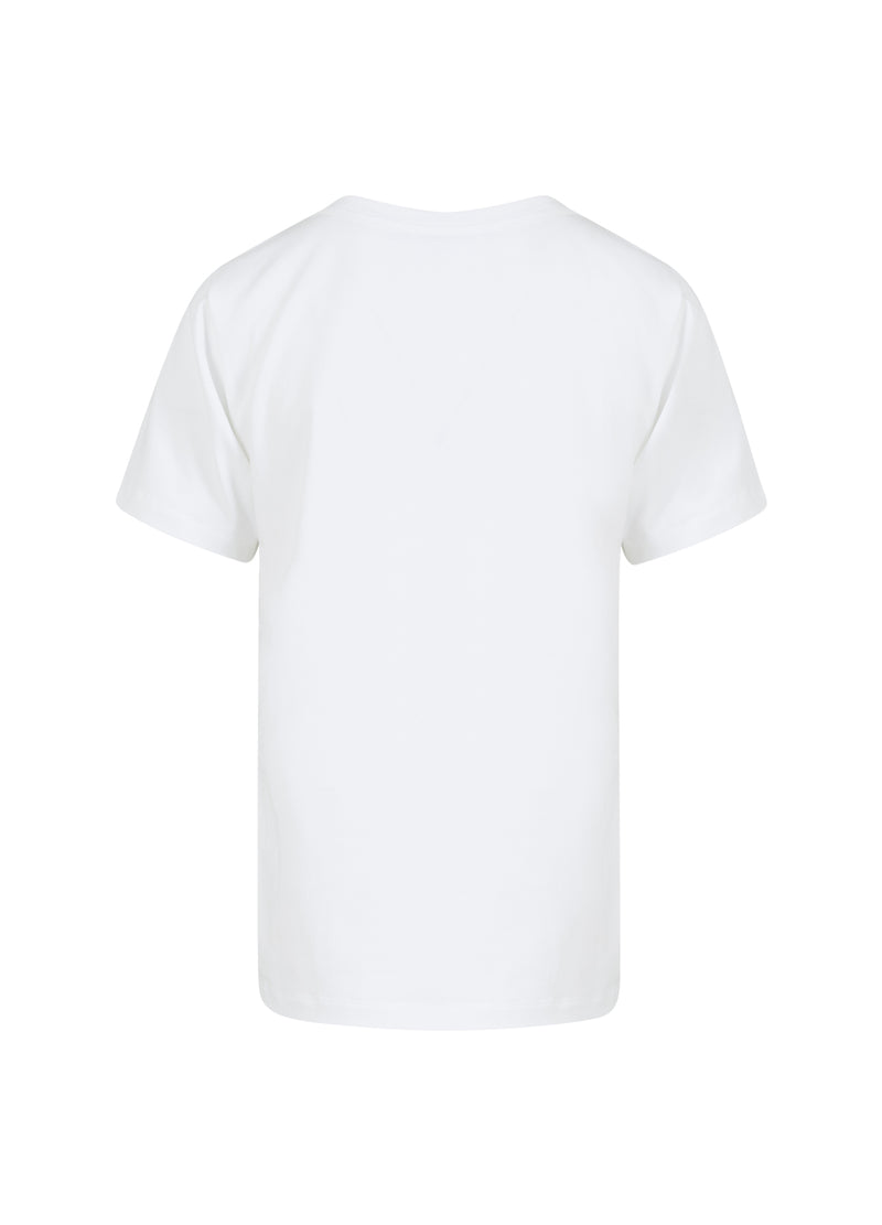 Coster Copenhagen T-SHIRT MED LOGO - MIDTERÆRMER T-Shirt White - 200