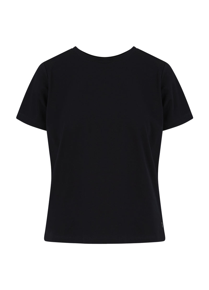 Coster Copenhagen T-SHIRT MED RUND HALS - KORTE ÆRMER T-Shirt Black - 100