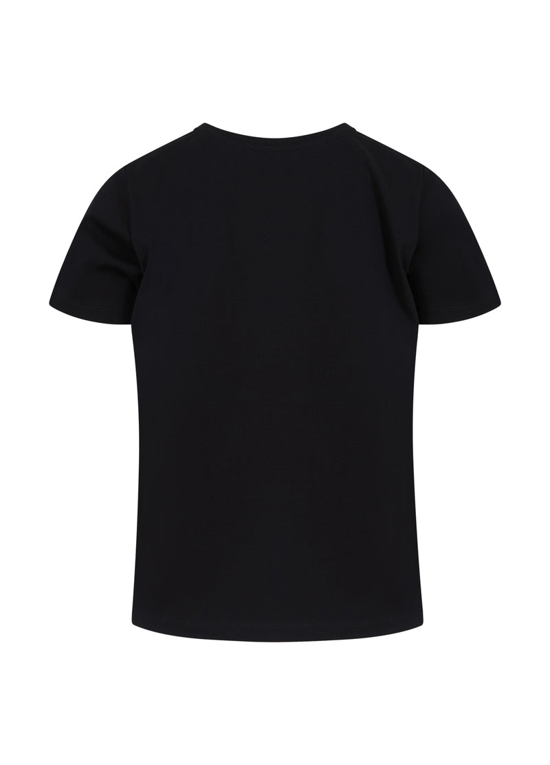 Coster Copenhagen T-SHIRT MED RUND HALS - KORTE ÆRMER T-Shirt Black - 100