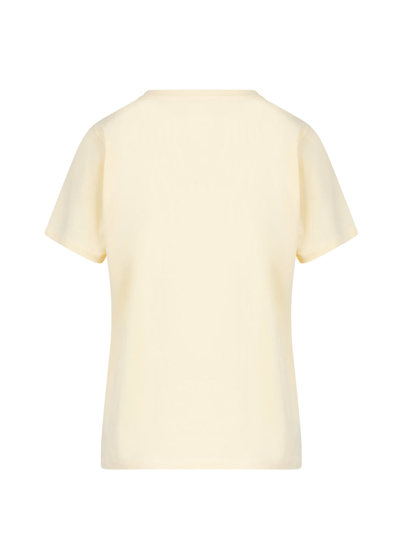 Coster Copenhagen T-SHIRT MED RUND HALS - KORTE ÆRMER T-Shirt Butter yellow - 789