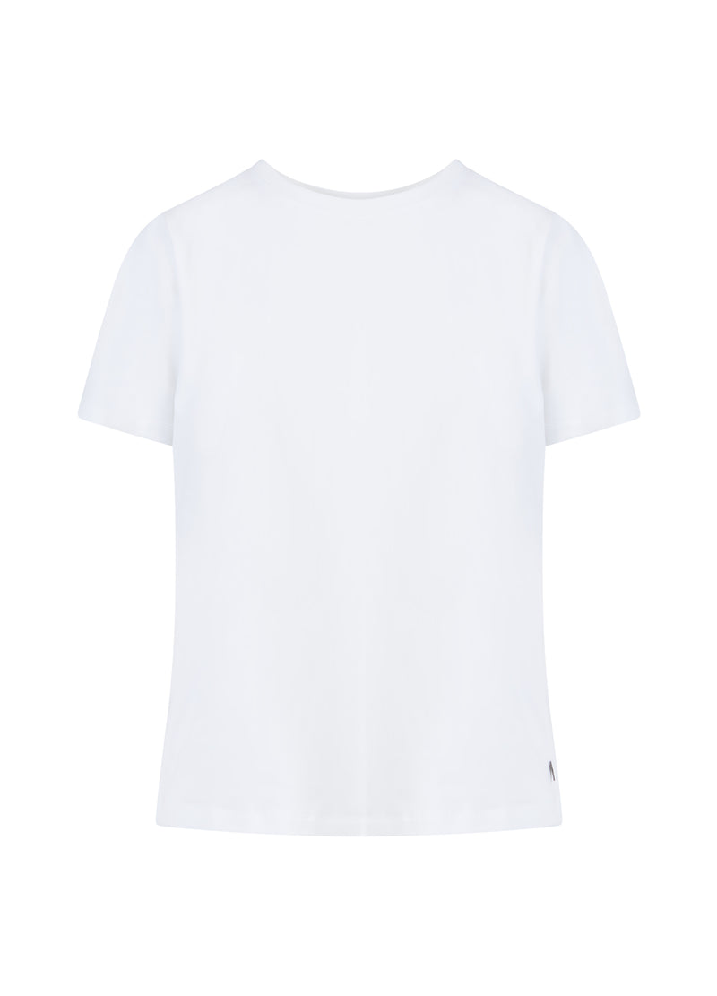 Coster Copenhagen T-SHIRT MED RUND HALS - KORTE ÆRMER T-Shirt White - 200