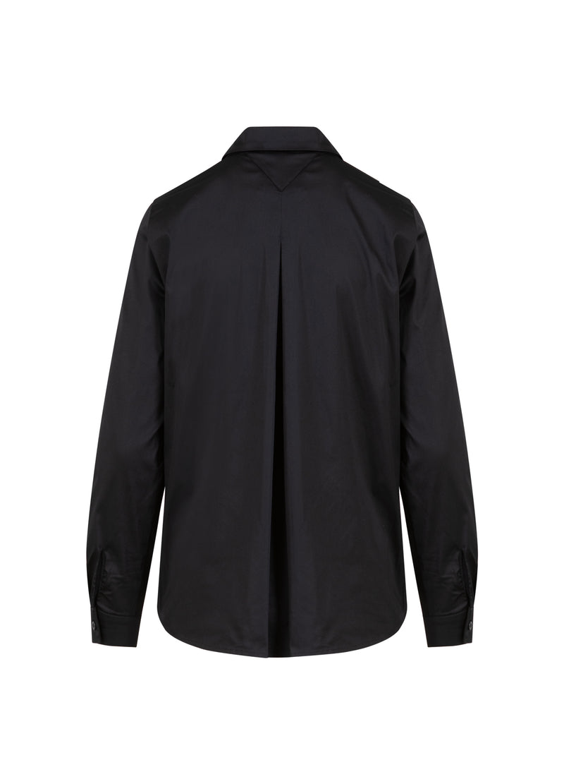 Coster Copenhagen TÆTSIDDENDE KLASSISK SKJORTE Shirt/Blouse Black - 100