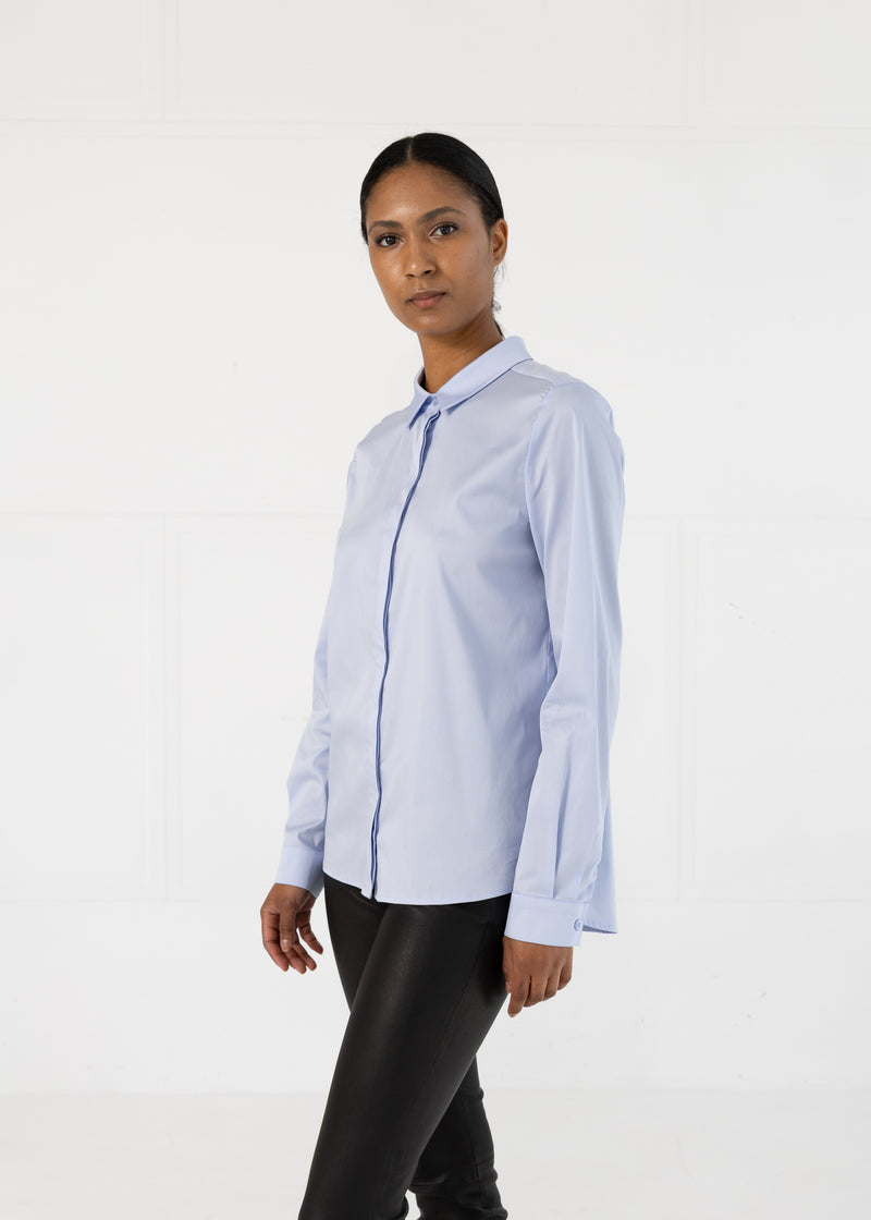 Coster Copenhagen TÆTSIDDENDE KLASSISK SKJORTE Shirt/Blouse Oxford blue - 508