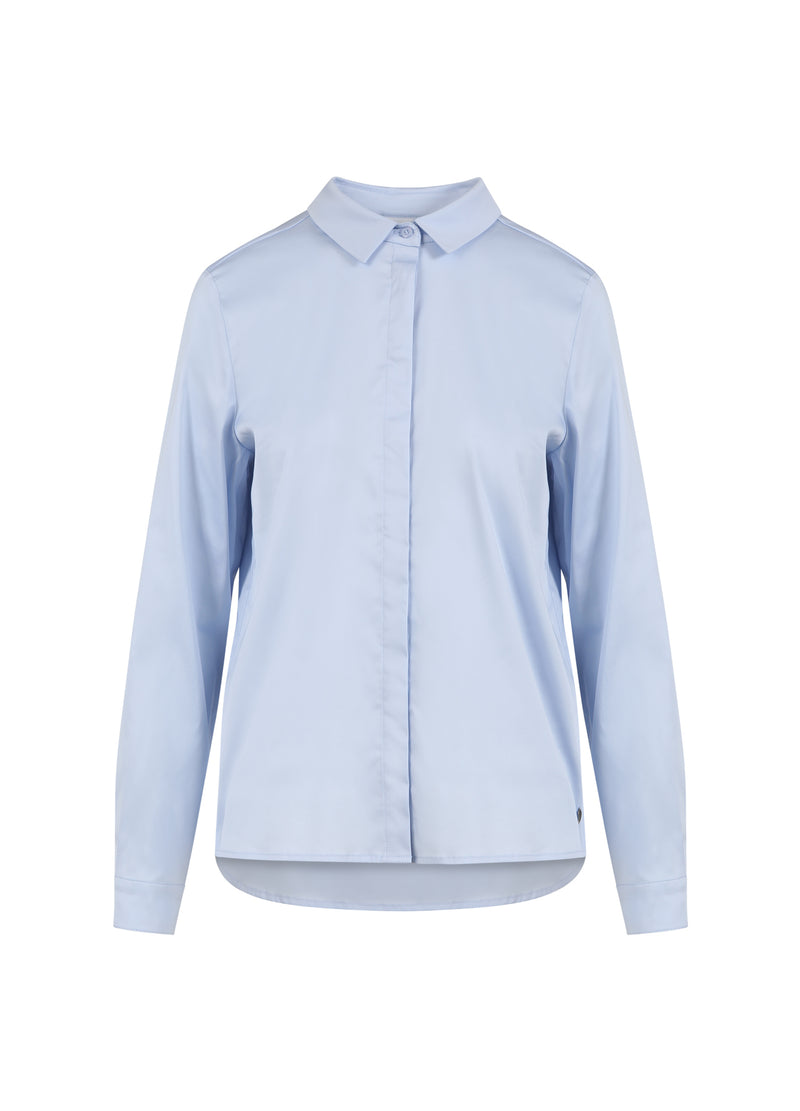 Coster Copenhagen TÆTSIDDENDE KLASSISK SKJORTE Shirt/Blouse Oxford blue - 508