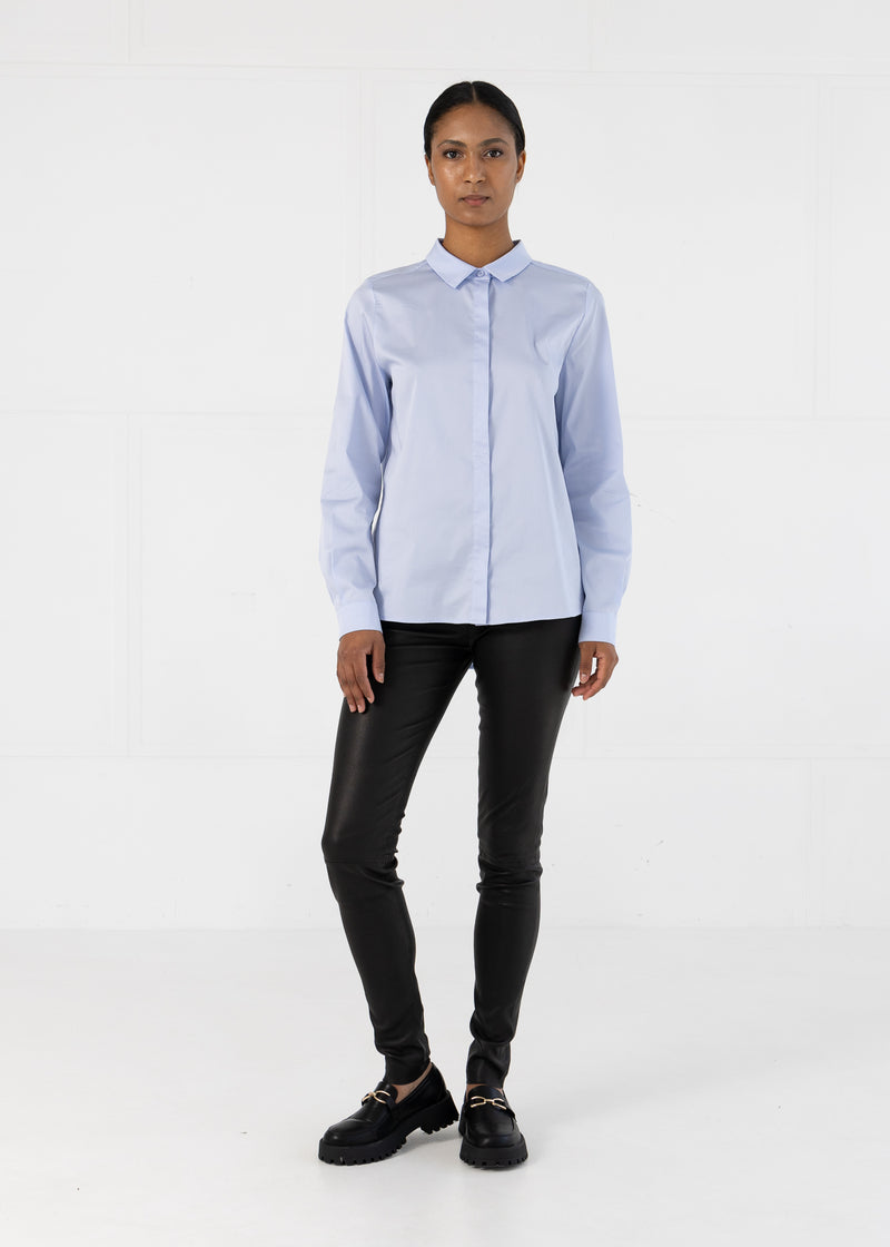 Coster Copenhagen TÆTSIDDENDE KLASSISK SKJORTE Shirt/Blouse Oxford blue - 508