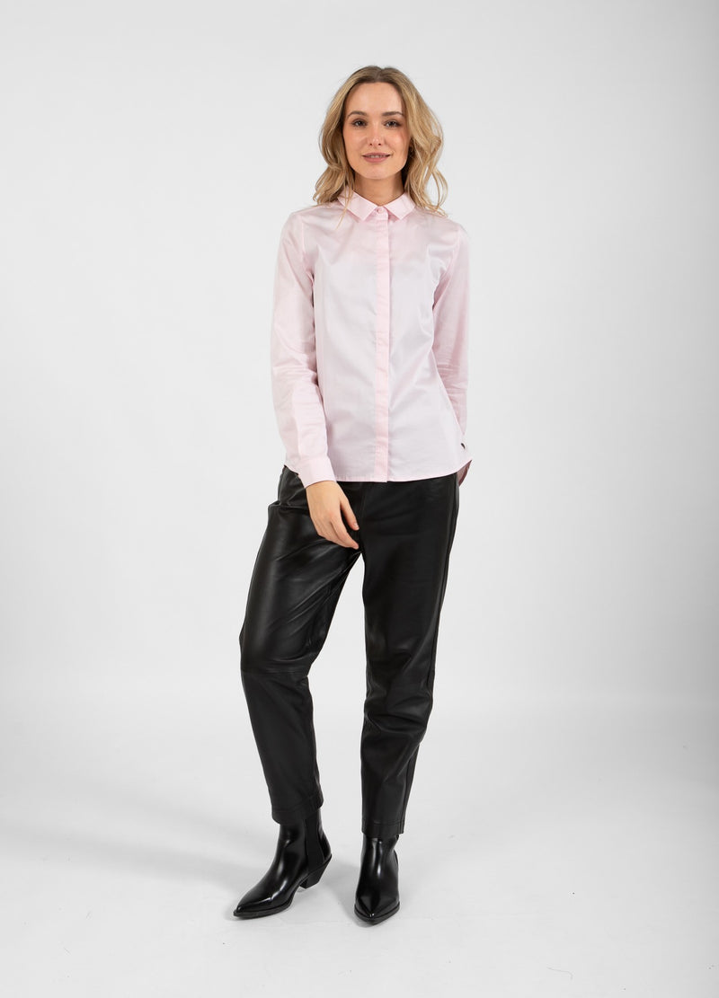 Coster Copenhagen TÆTSIDDENDE KLASSISK SKJORTE Shirt/Blouse Powder rose - 686