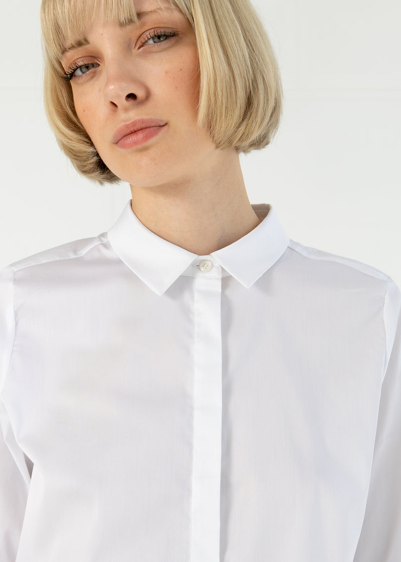 Coster Copenhagen TÆTSIDDENDE KLASSISK SKJORTE Shirt/Blouse White - 200