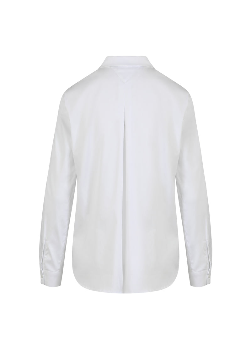 Coster Copenhagen TÆTSIDDENDE KLASSISK SKJORTE Shirt/Blouse White - 200