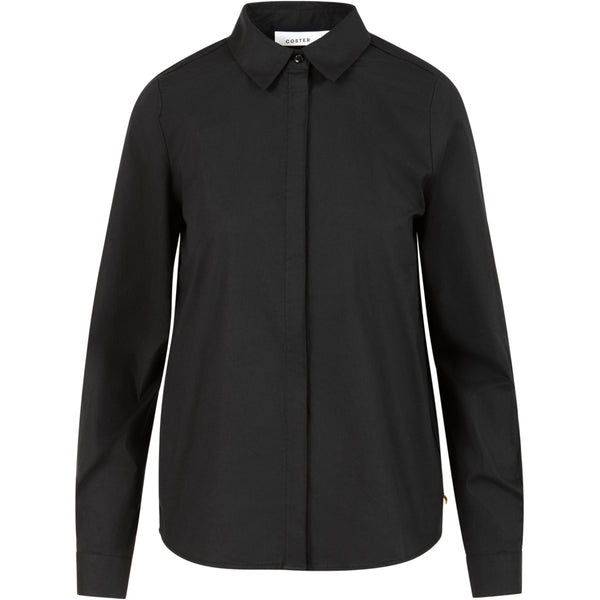 Coster Copenhagen TÆTSIDDENDE KLASSISK SKJORTE Shirt/Blouse Black - 100