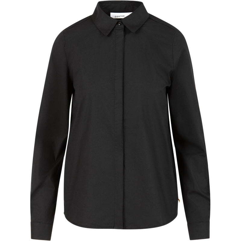 Coster Copenhagen TÆTSIDDENDE KLASSISK SKJORTE Shirt/Blouse Black - 100