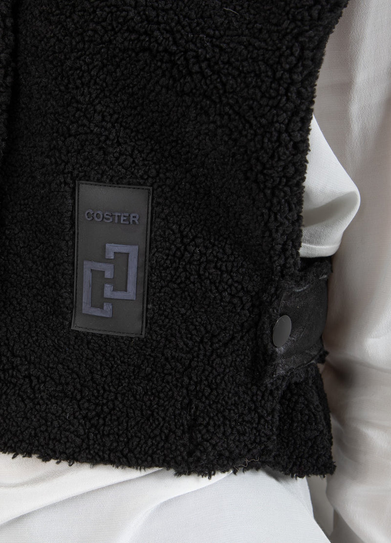 Coster Copenhagen  TEDDYVEST Outerwear Black - 100