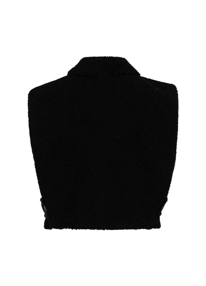 Coster Copenhagen  TEDDYVEST Outerwear Black - 100